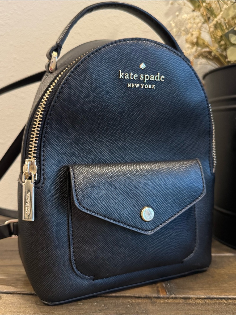 kate spade Schuyler Black Mini Backpack